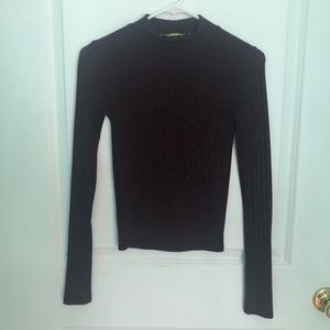 Maroon turtleneck like shirt